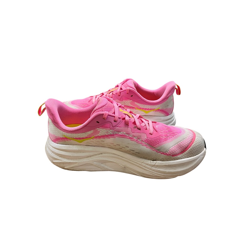 HOKA One Skyflow Women Running Shoes 10 B Pink Athletic Sneakers Gym Sneakers - Picture 9 of 11